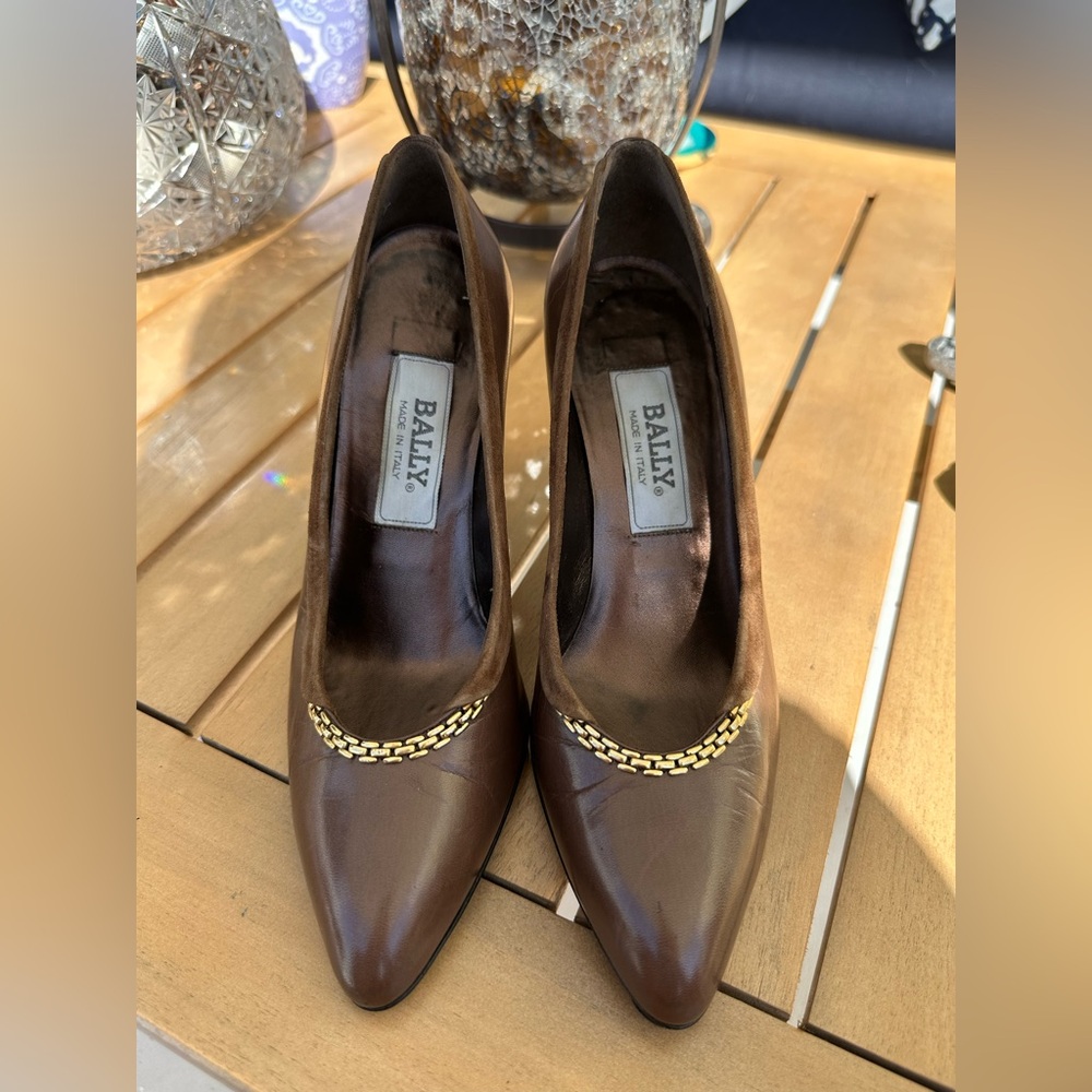 Bally Brown Leather & Suede Interior - Vintage -Size 8
